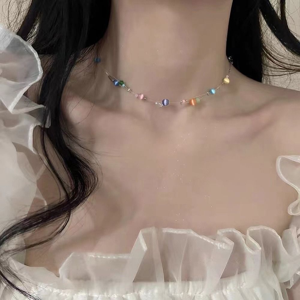Trendy Alloy Korean Style Neck - Korean Lifestyle Aesthetic review and price