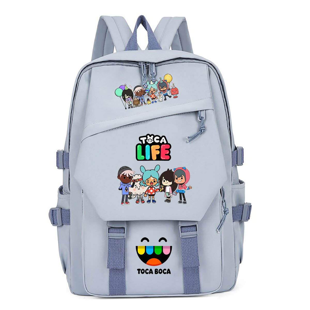Toca Life World Print Backpack - Korean Student Lifestyle review and price